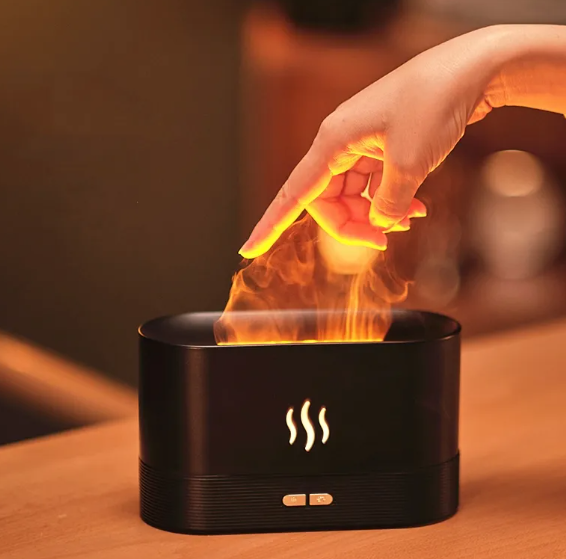 Difusor de niebla con forma de llama USB