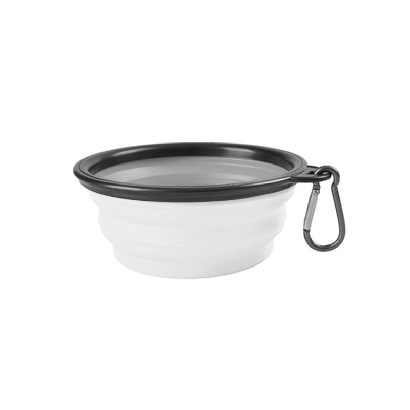 Comedero plegable de silicona para perros